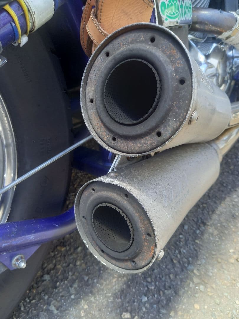 YAMAHA　ドラッグスター400 スーパートラップマフラー