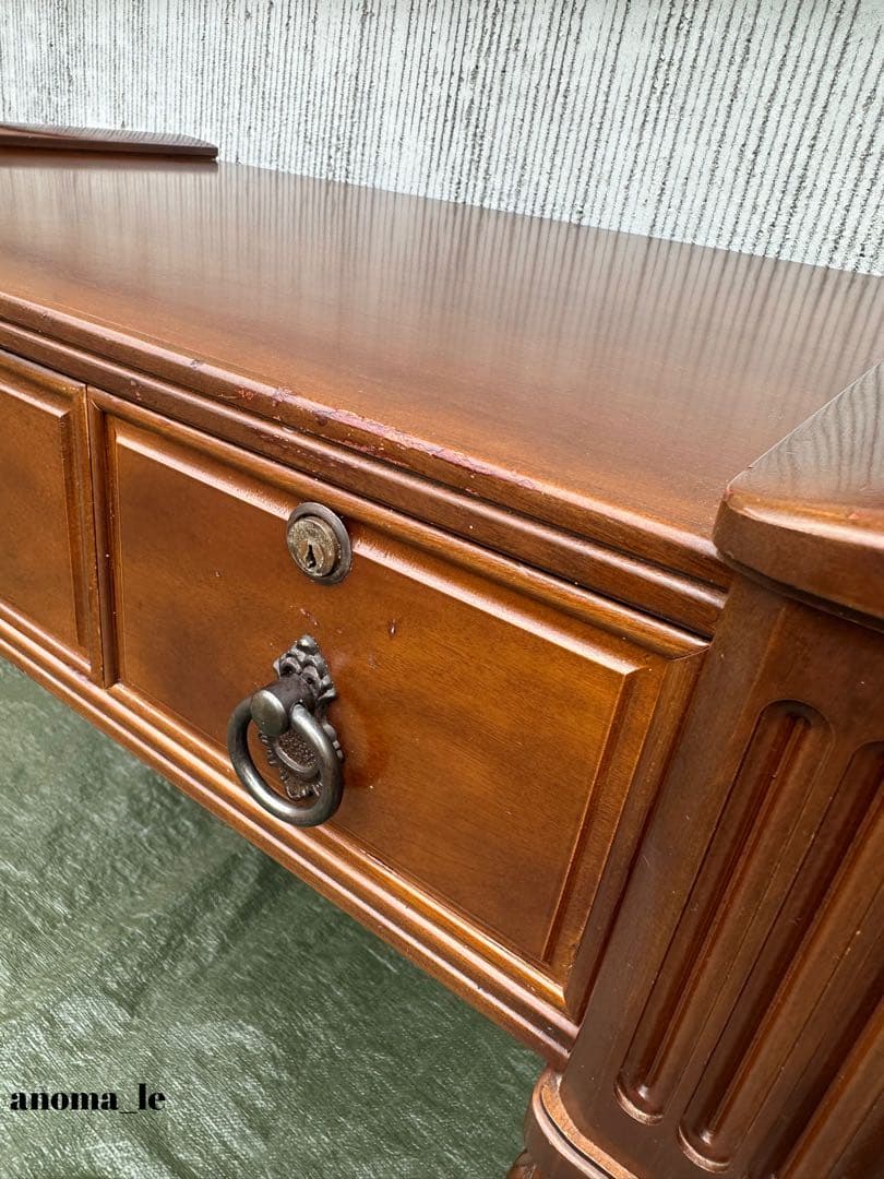 【デスク】JAPAN　FURNITURE　徳田家具　TOKUDA　木製デスク