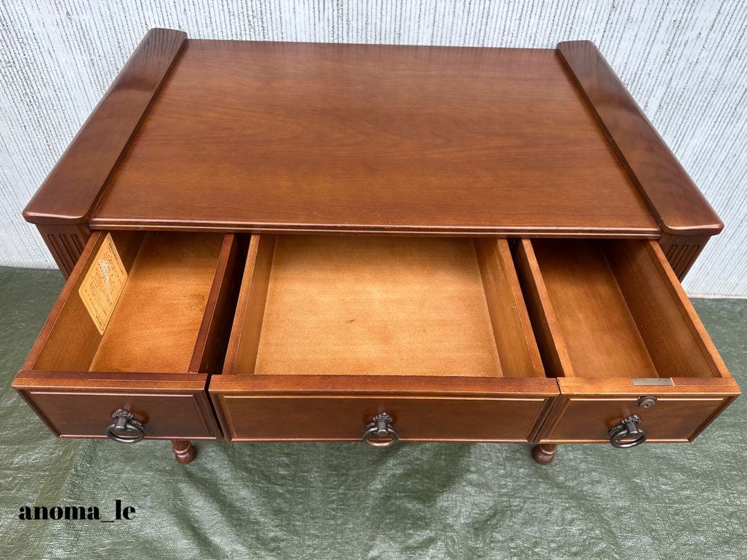 【デスク】JAPAN　FURNITURE　徳田家具　TOKUDA　木製デスク