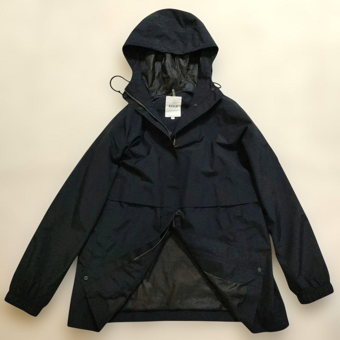 定価3.5万 エーグル ラマヨル パーカ 撥水 マウンテンパーカー 紺