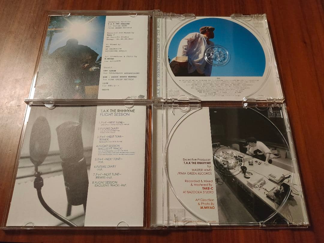 【貴重盤CD 2枚セット/帯付き美品】T.A.K THE RHHHYME