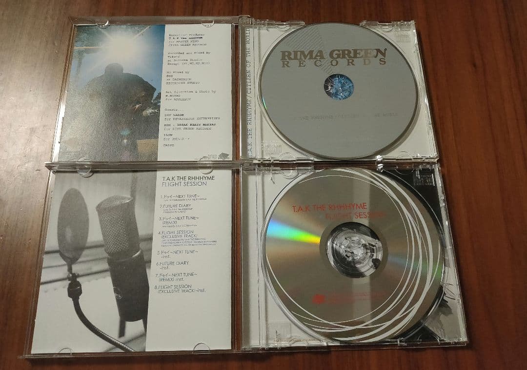 【貴重盤CD 2枚セット/帯付き美品】T.A.K THE RHHHYME