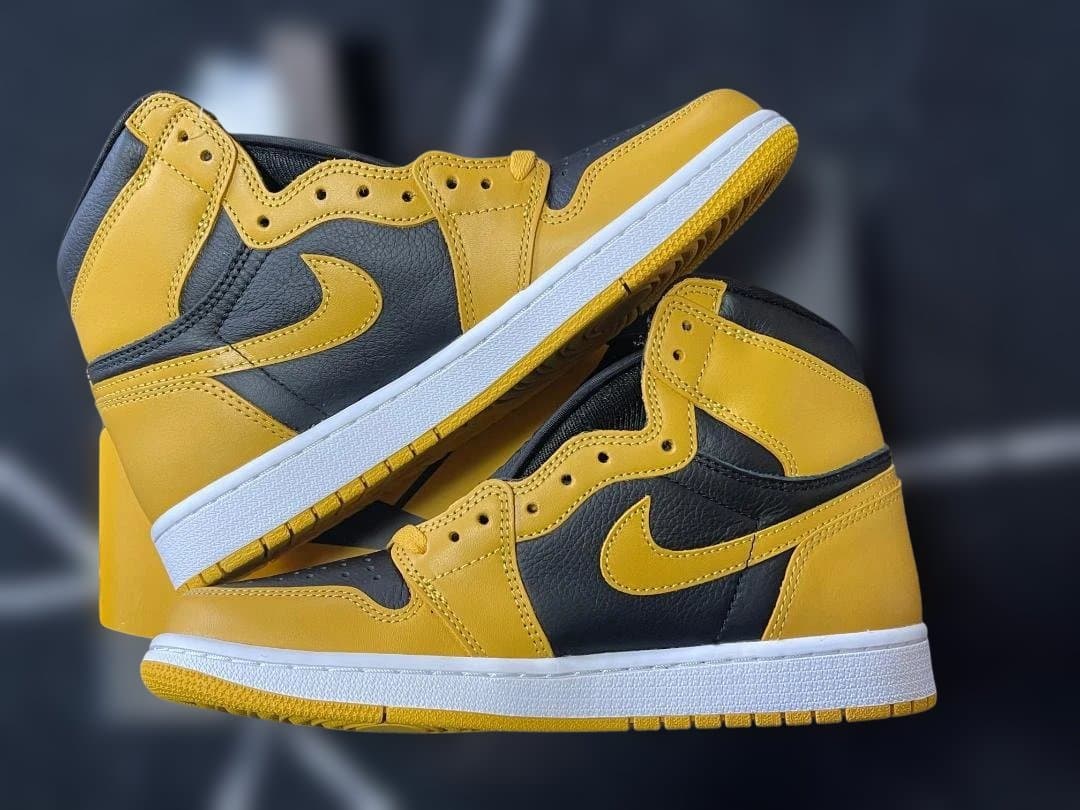 Nike Air Jordan 1 イエロー/グレー