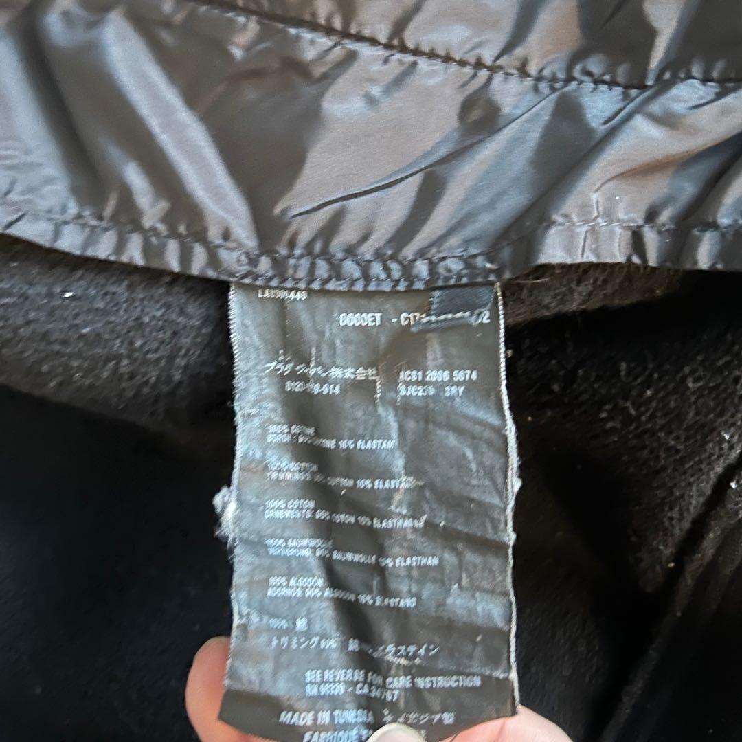 PRADA SPORT ブラック MA-1 スウェット ジャケット