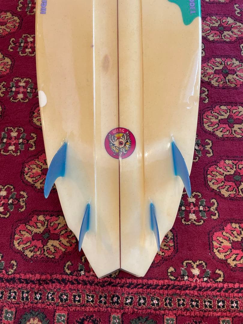 ヴィンテージ　クアッドフィン　サーフボード　CLARK FOAM製