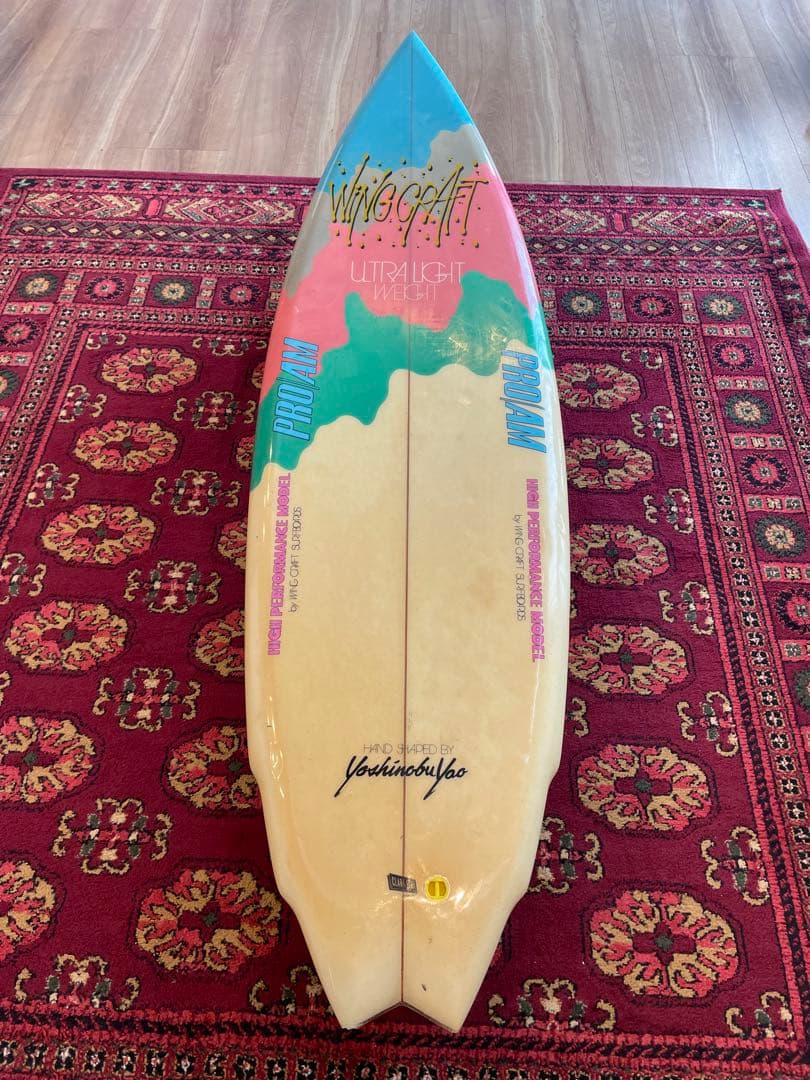 ヴィンテージ　クアッドフィン　サーフボード　CLARK FOAM製