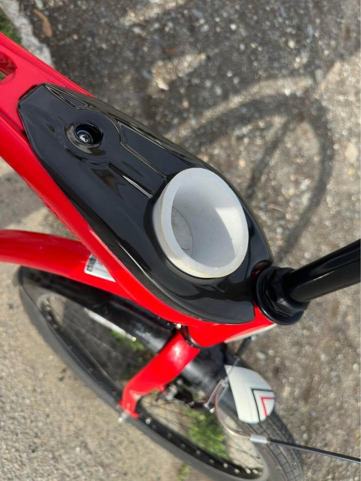 最終割引 SCHWINN シティサイクル レッド チャイルドシート付き