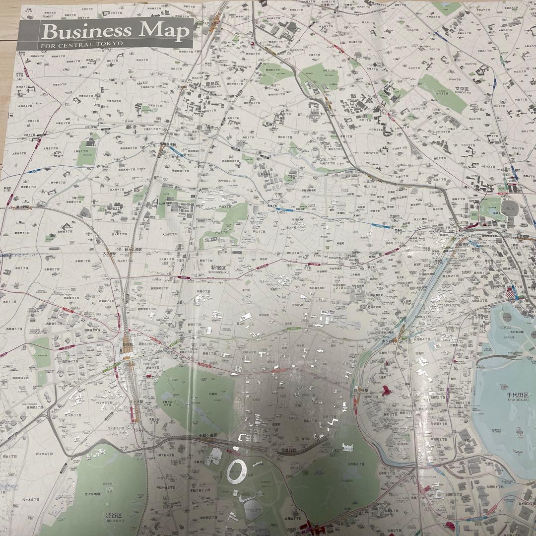 三菱地所　東京都心市街地図　2004年版