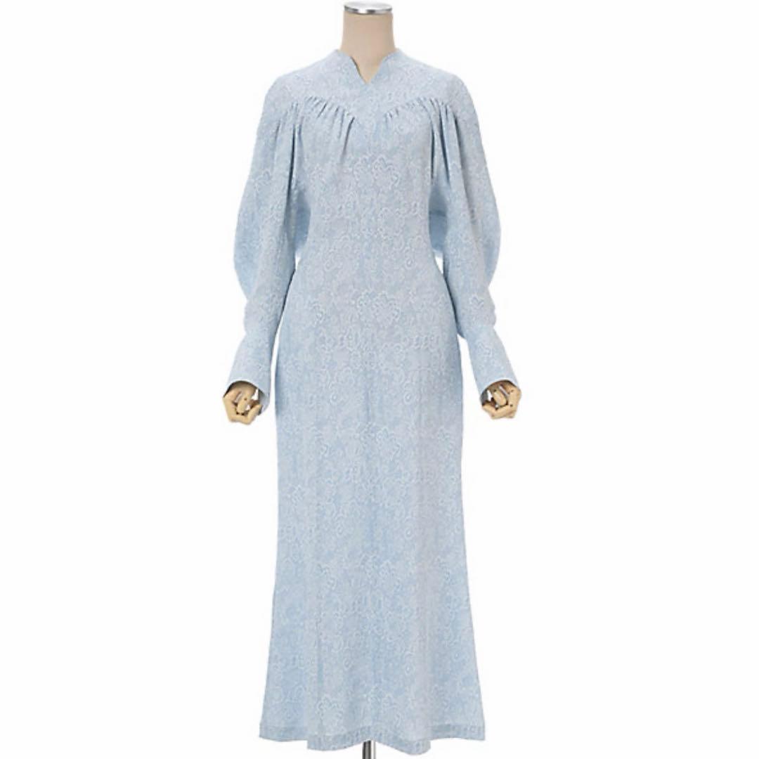 mame マメクロゴウチ ジャガード ドレス ワンピース 24ss