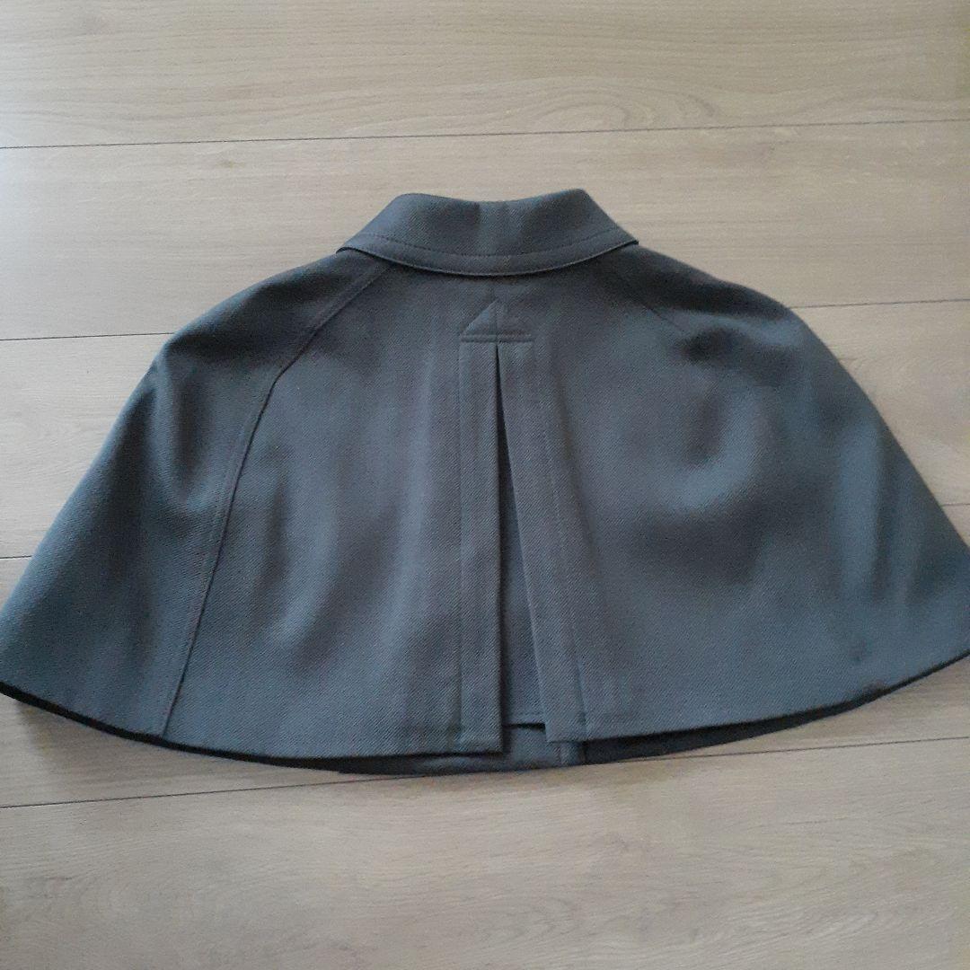超美品　バーバリー BURBERRY ポンチョ ケープ ウール99% サイズ38