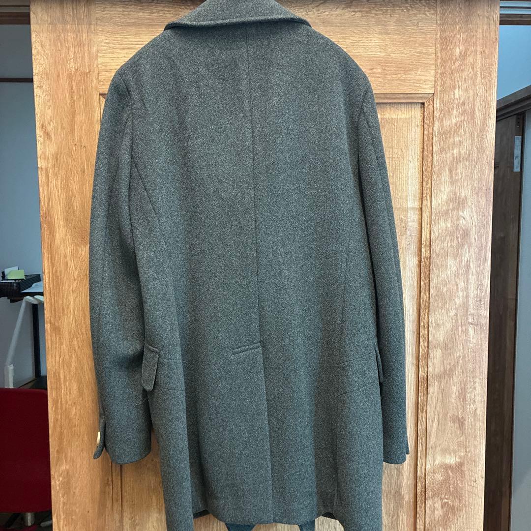 最終価格【極美品】kolor グレー ウール ピーコート