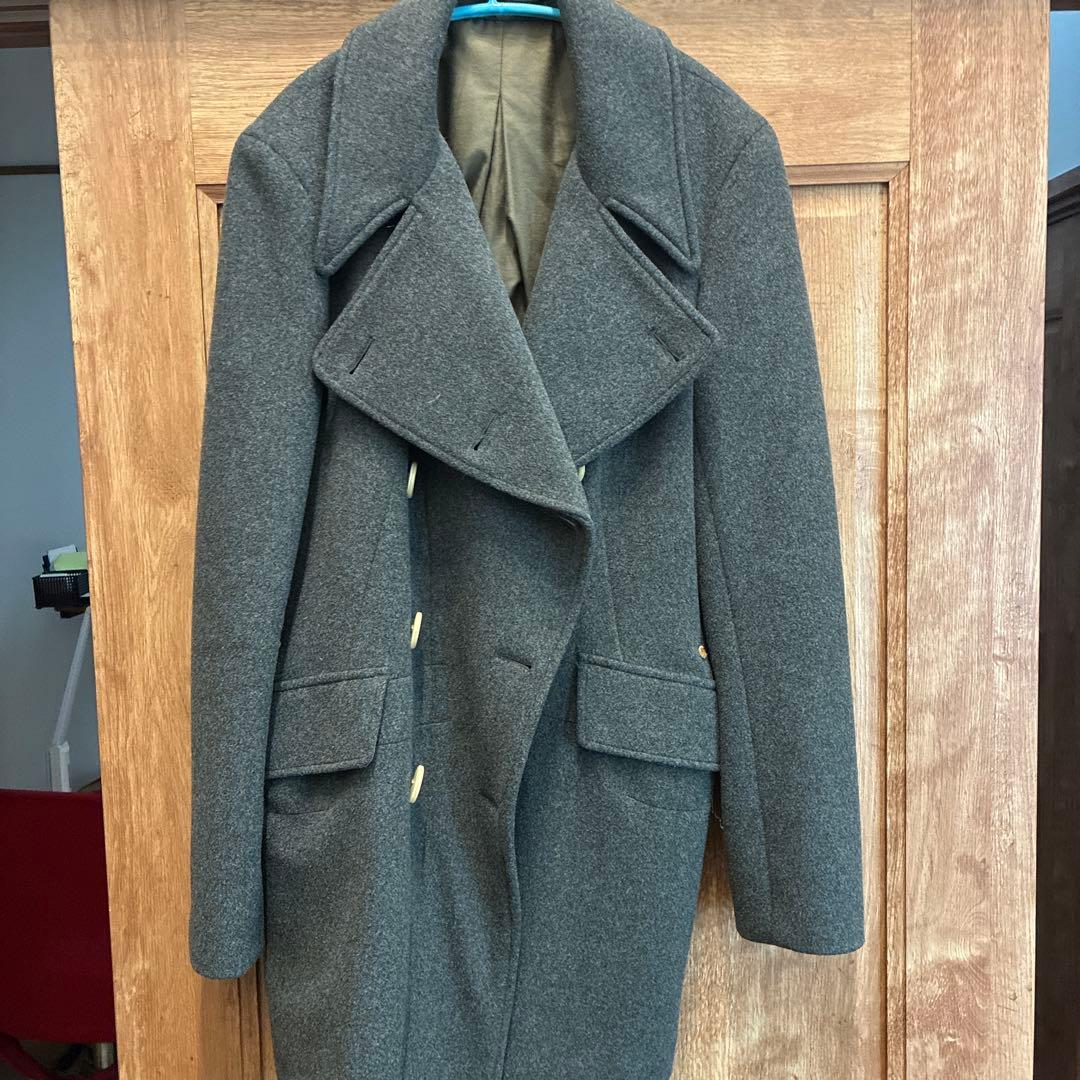 最終価格【極美品】kolor グレー ウール ピーコート