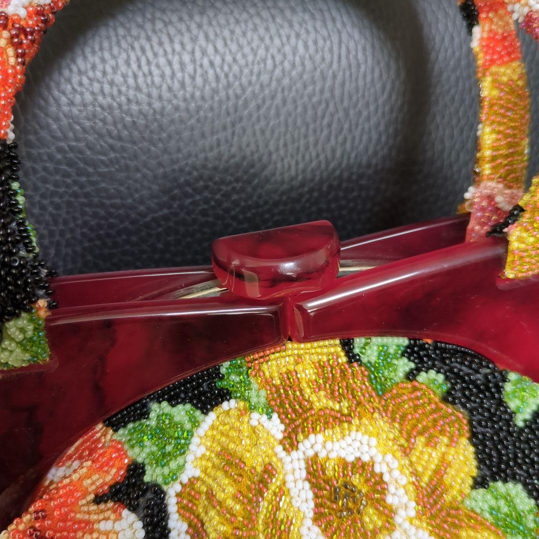 総ビーズバッグ 総ビーズ パーティーバッグ 和装洋装