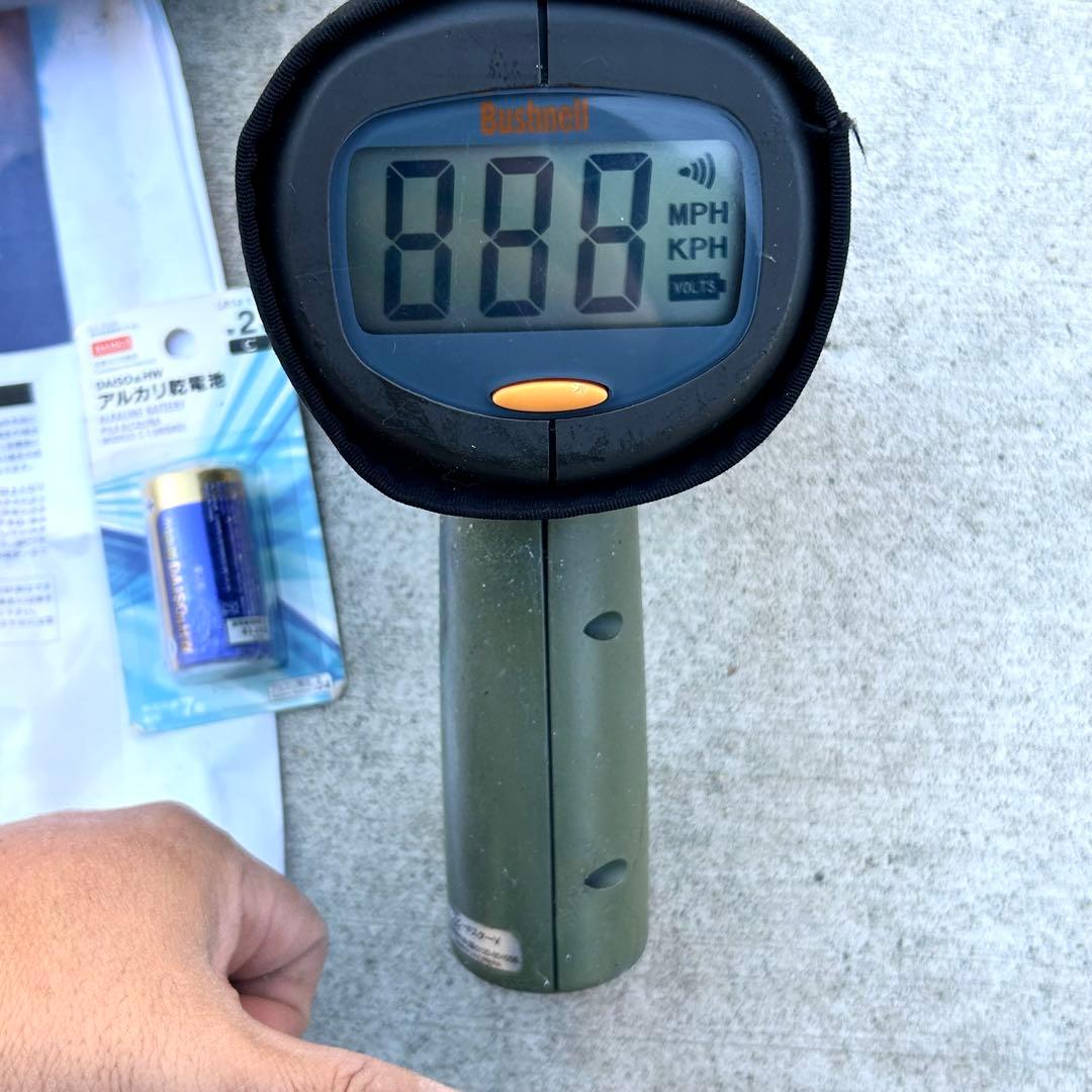 Bushnell スピードスターV スピードガン　電池2個付き　カバー付き