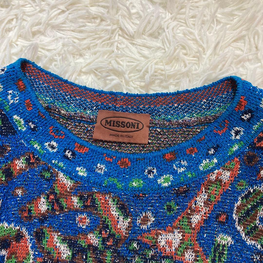 極美品✨ミッソーニ　ニット　チュニック　ワンピース オレンジタグ　イタリア製