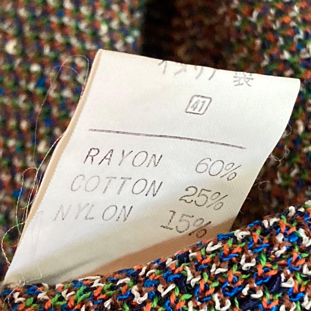 極美品✨ミッソーニ　ニット　チュニック　ワンピース オレンジタグ　イタリア製