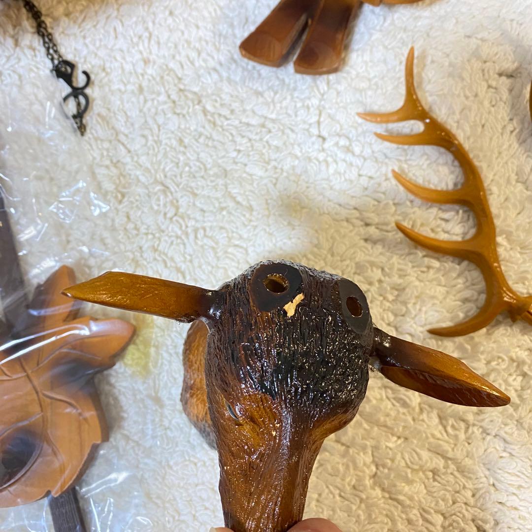 CITIZEN シチズン 壁掛け時計 鳩時計 木製 鹿 アンティーク 振り子付き