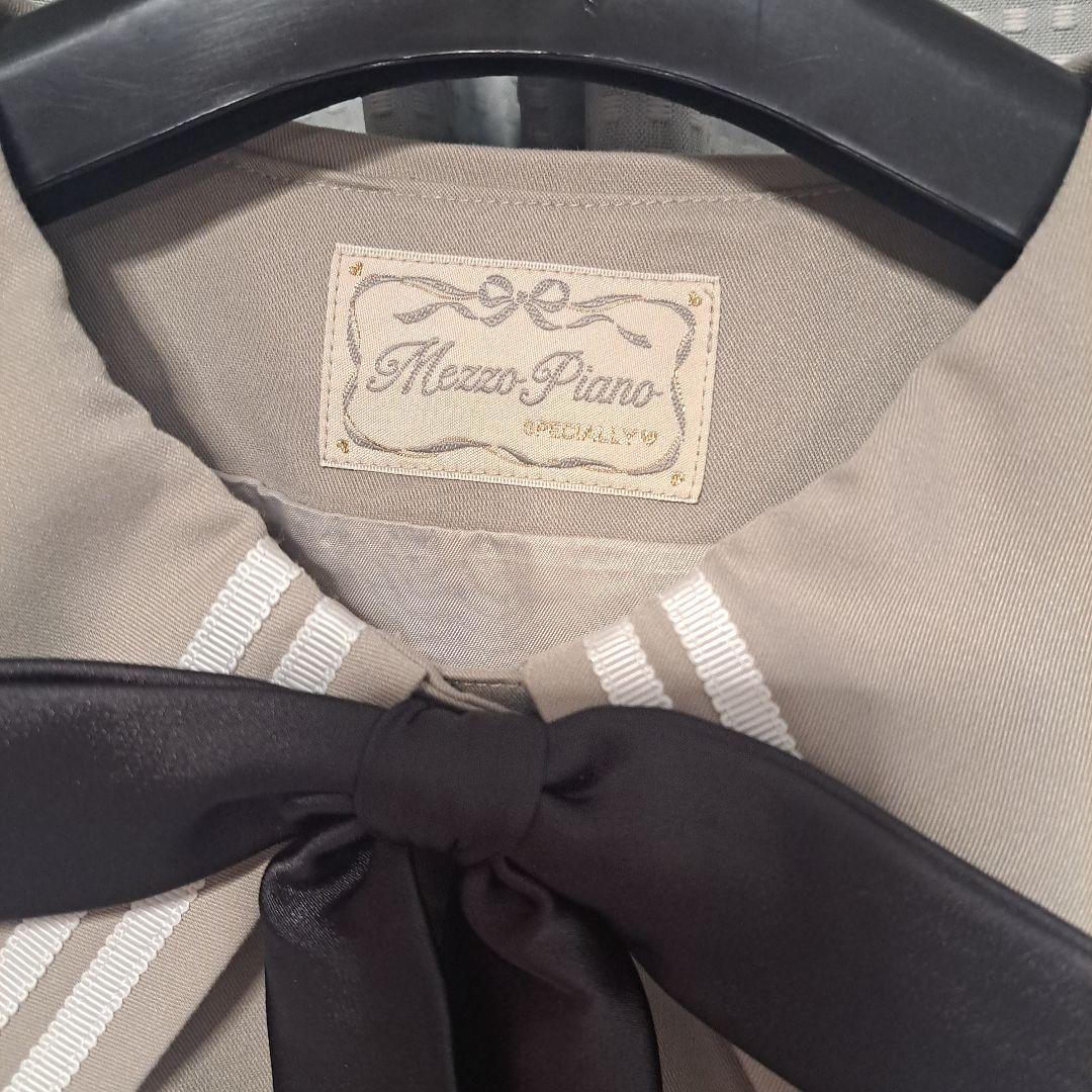 メゾピアノ⭐セーラーリボンワンピース⭐入学式卒業式セレモニー食事会⭐160サイズ