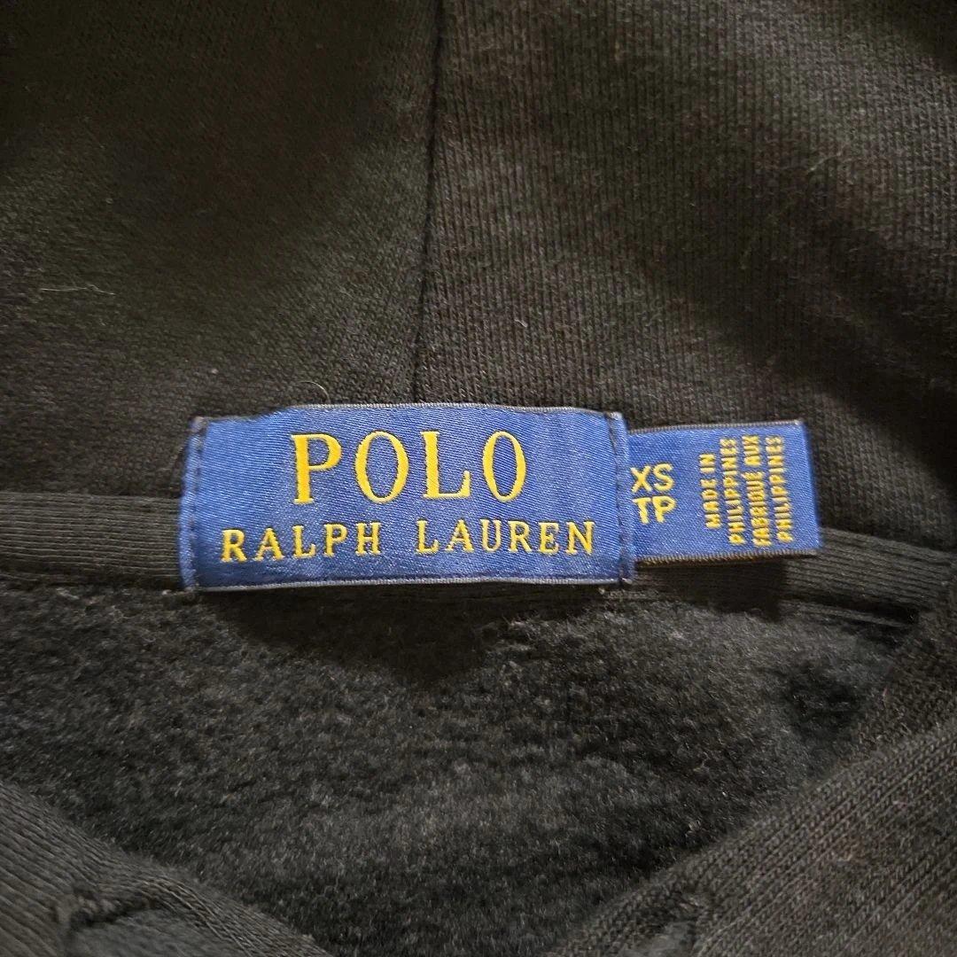 POLO RALPH LAUREN 黒フード付きパーカーsizeXS