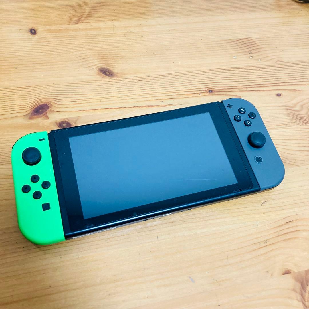 【動作OK】Nintendo Switch スイッチ 本体 グレー/グリーン