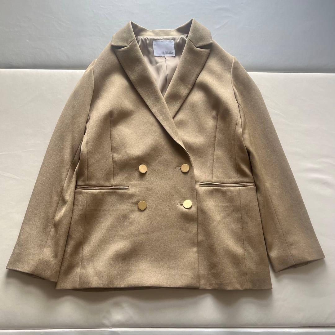 【新品】COLLAGE GALLARDAGALANTE ダブルブレストジャケット