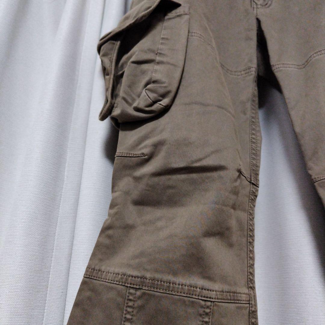 TETE HOMME 00’s カーゴフレアパンツ カーキ 5