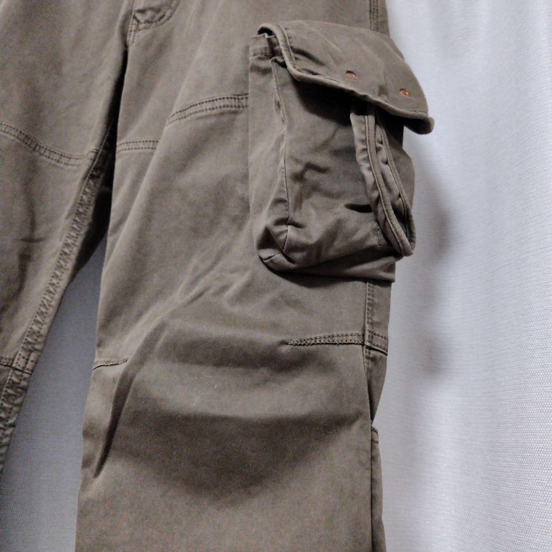 TETE HOMME 00’s カーゴフレアパンツ カーキ 5