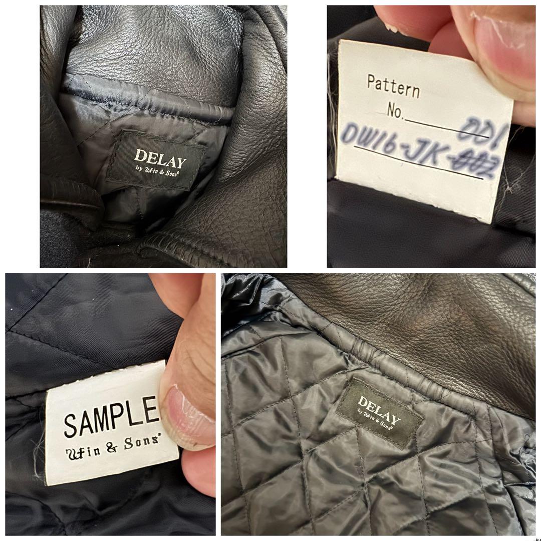 定価74800円 DELAY by win&sons ヘビーメルトンジャケット