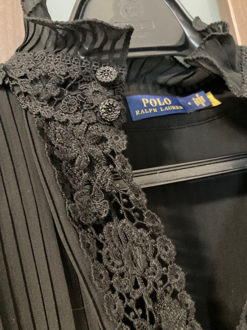 【美品】POLO RALPH LAURENラルフローレン プリーツワンピース