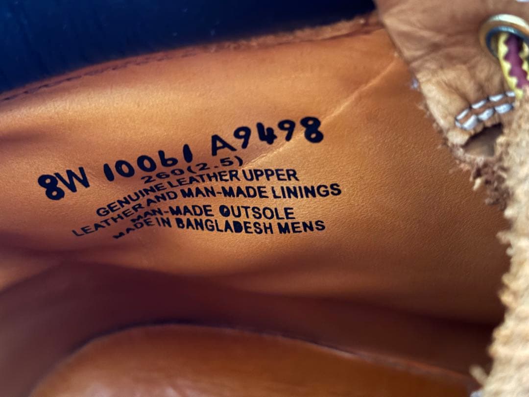 ティンバーランド ６インチプレミアム ウォータープルーフ