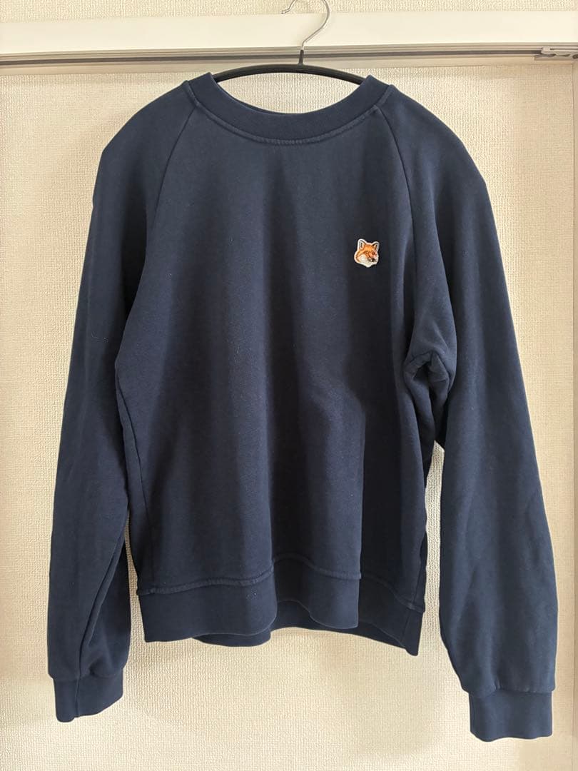 MAISON KITSUNÉ ネイビー トレーナー