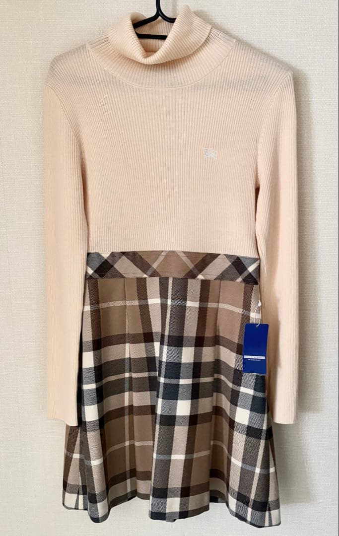 タグ付き　バーバリーブルーレーベル　ワンピース　Ｍ