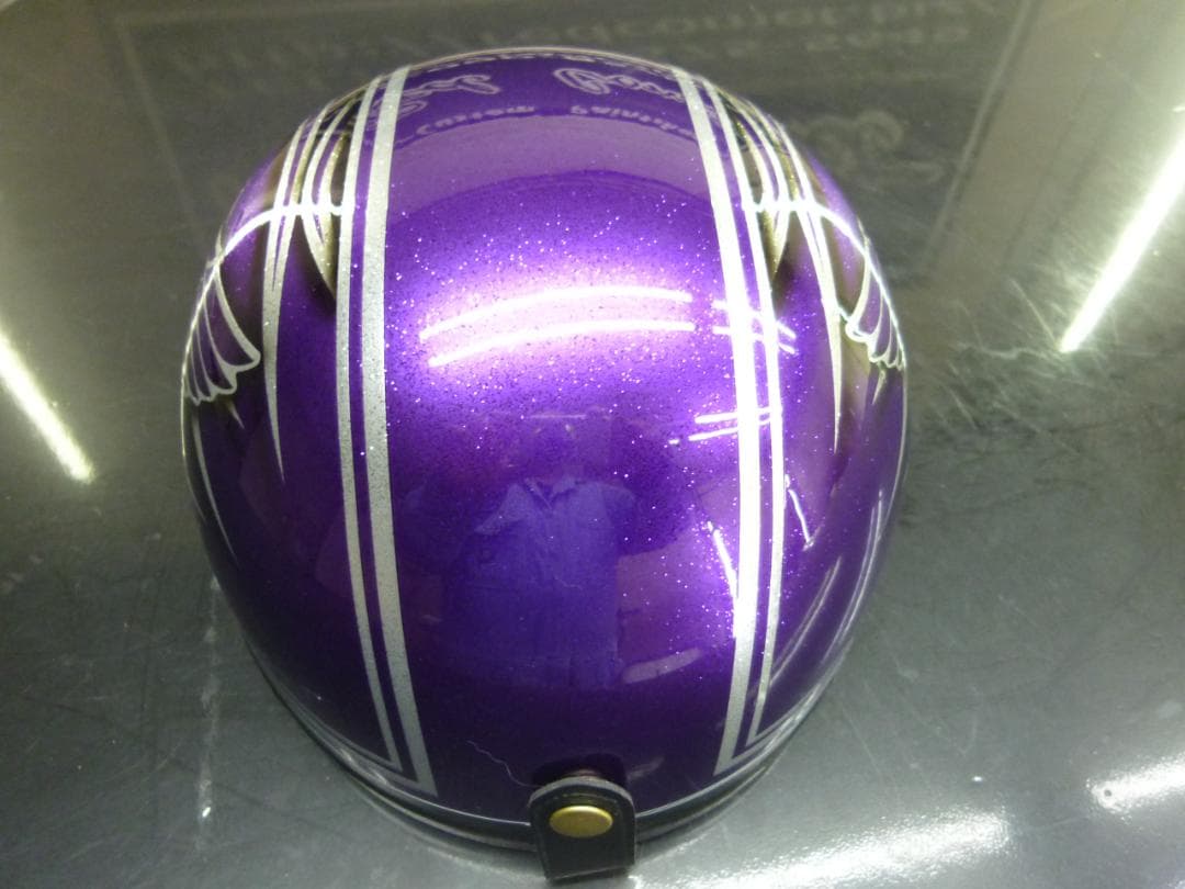 ３つボタン送料込！！カスタムコルク半　ホンダ　ファイヤーラメ最安値211