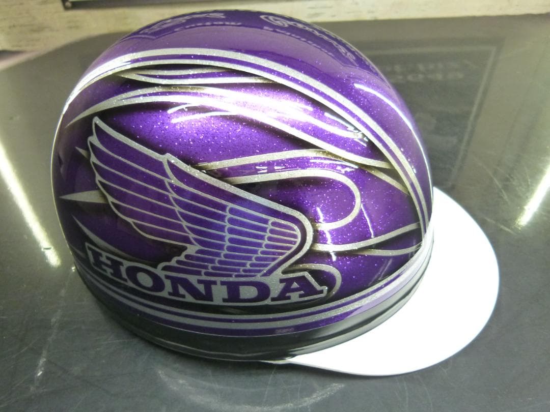 ３つボタン送料込！！カスタムコルク半　ホンダ　ファイヤーラメ最安値211