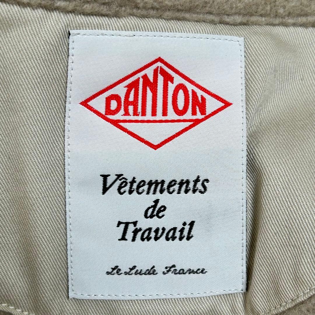 DANTON ダントン ウールパイル 丸襟ジャケット レディース