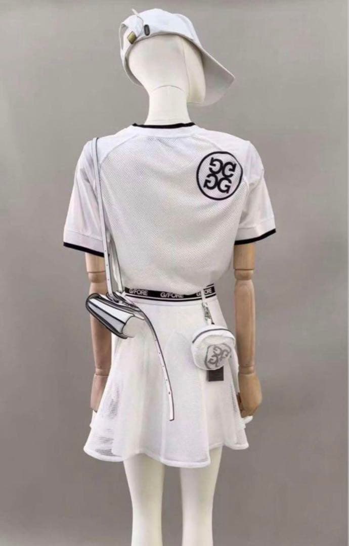 ジーフォア G/FORE ゴルフ レディース Tシャツ スカート 2点セット