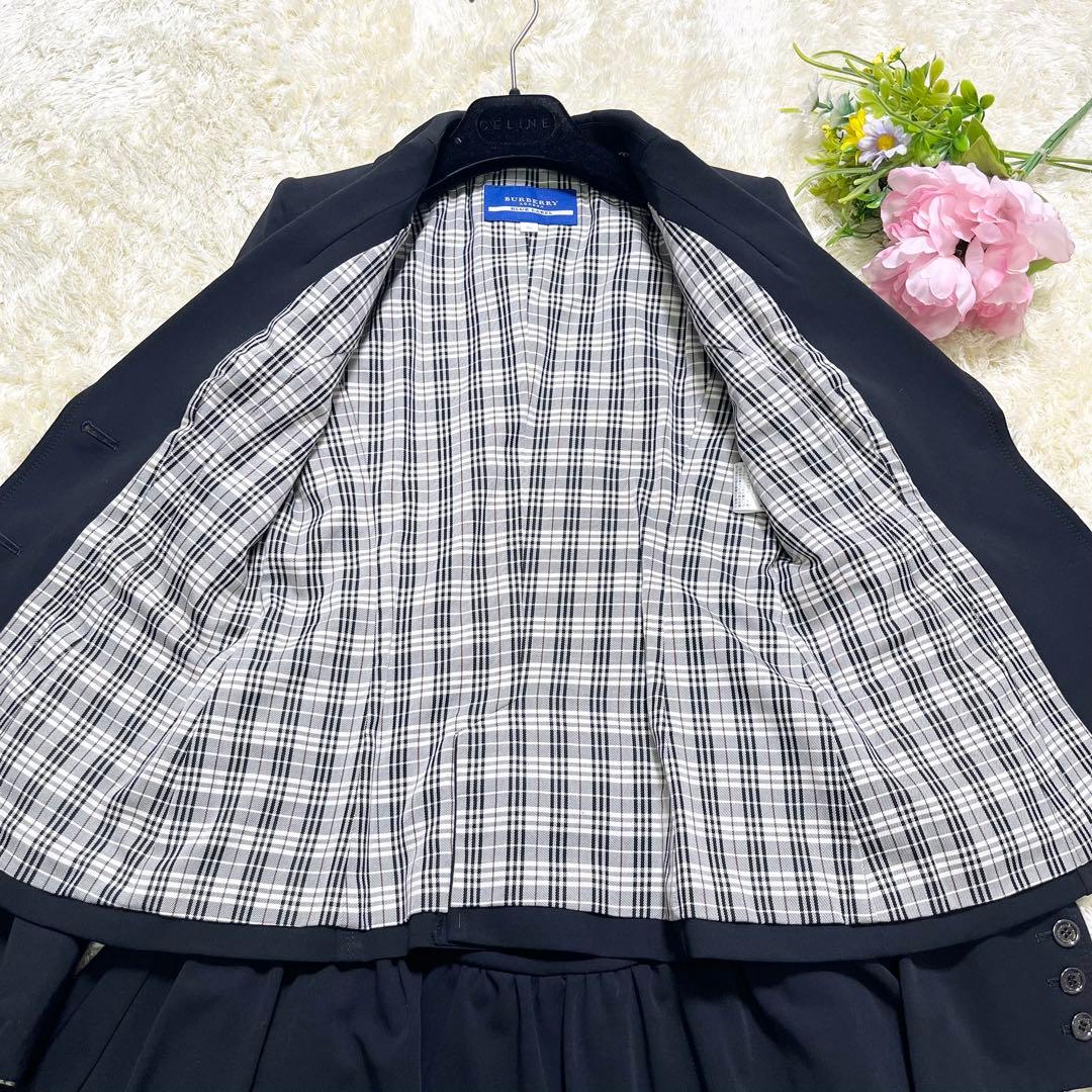 極美品★バーバリーブルーレーベル　140〜160 キッズ　入学式　セットアップ