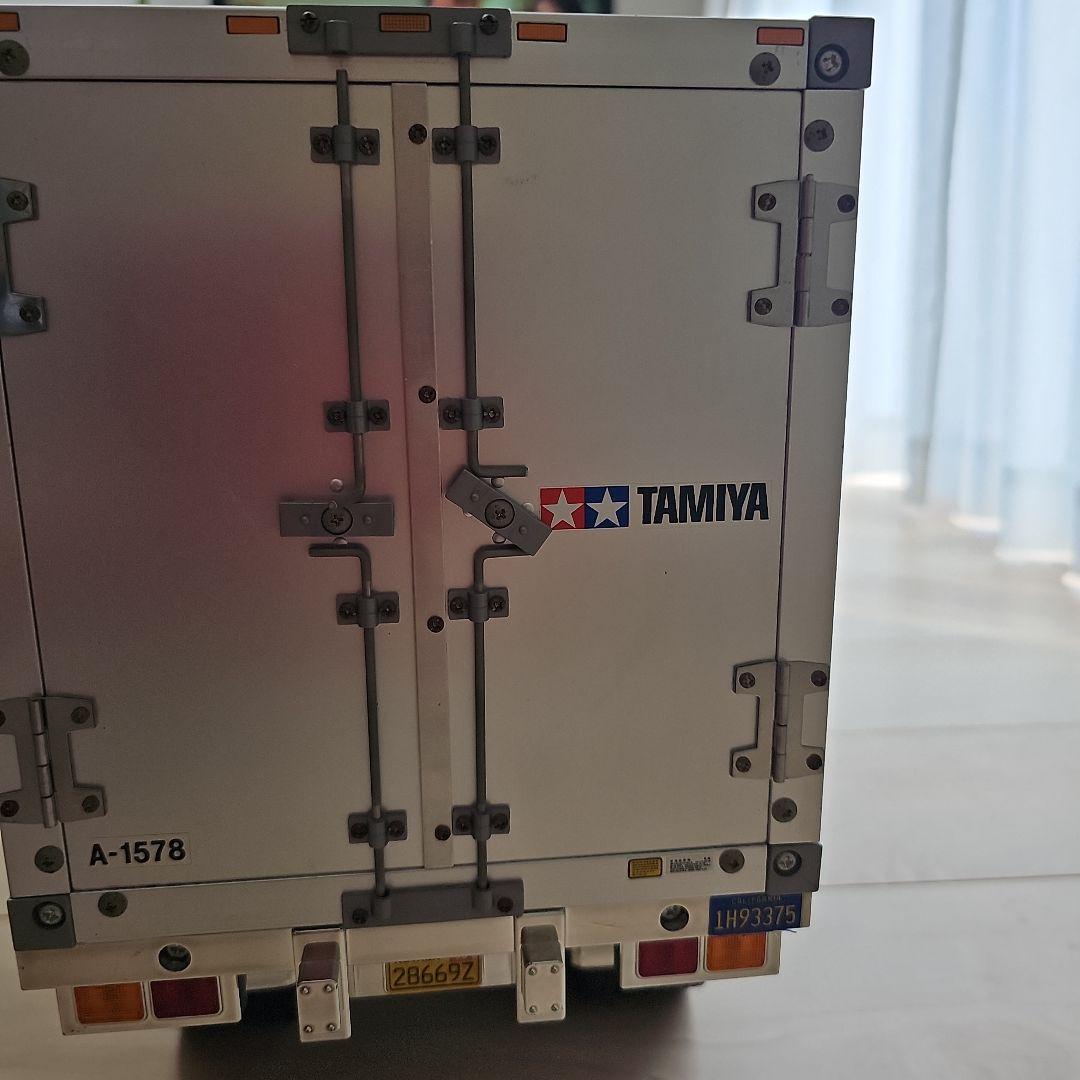 し*犬様 タミヤ　1/14パネルバンセミトレーラー　オートサポートレック付き　2