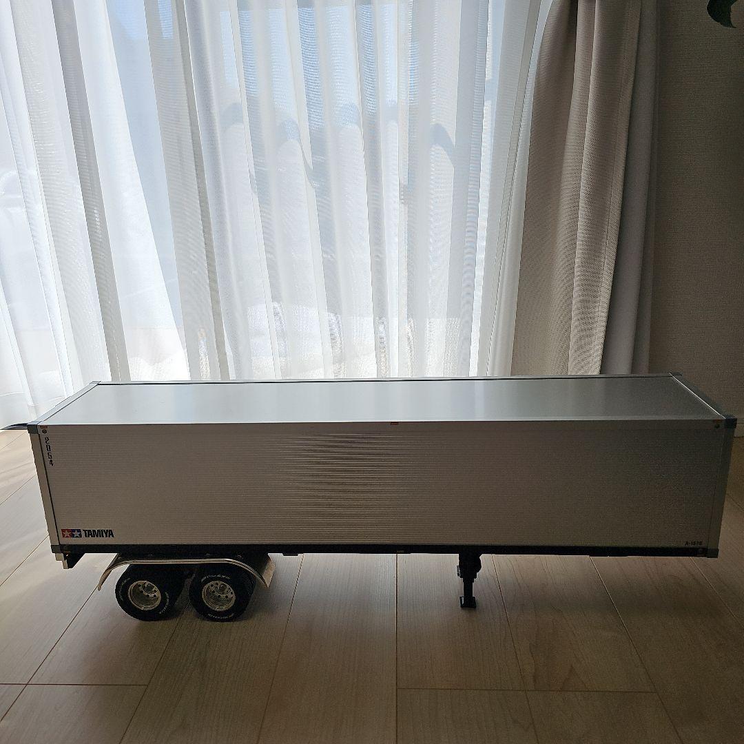 し*犬様 タミヤ　1/14パネルバンセミトレーラー　オートサポートレック付き　2