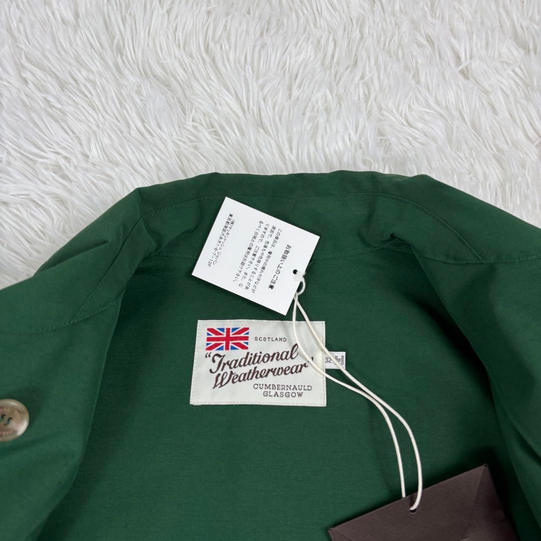 トラディッショナルウェザーウェア✨トレンチコート グリーン サイズ32