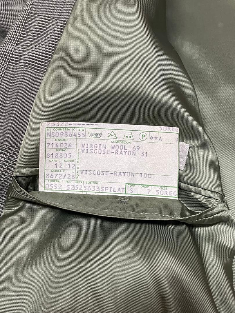 EMPORIO ARMANI ダブルブレスト スーツ イタリア製　L