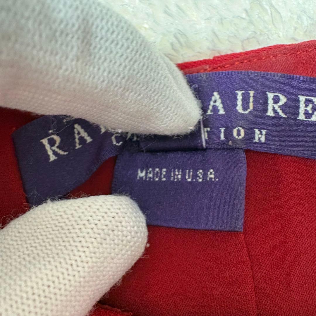 RALPH LAUREN ラルフローレンフレアワンピース ノースリーブUSA製