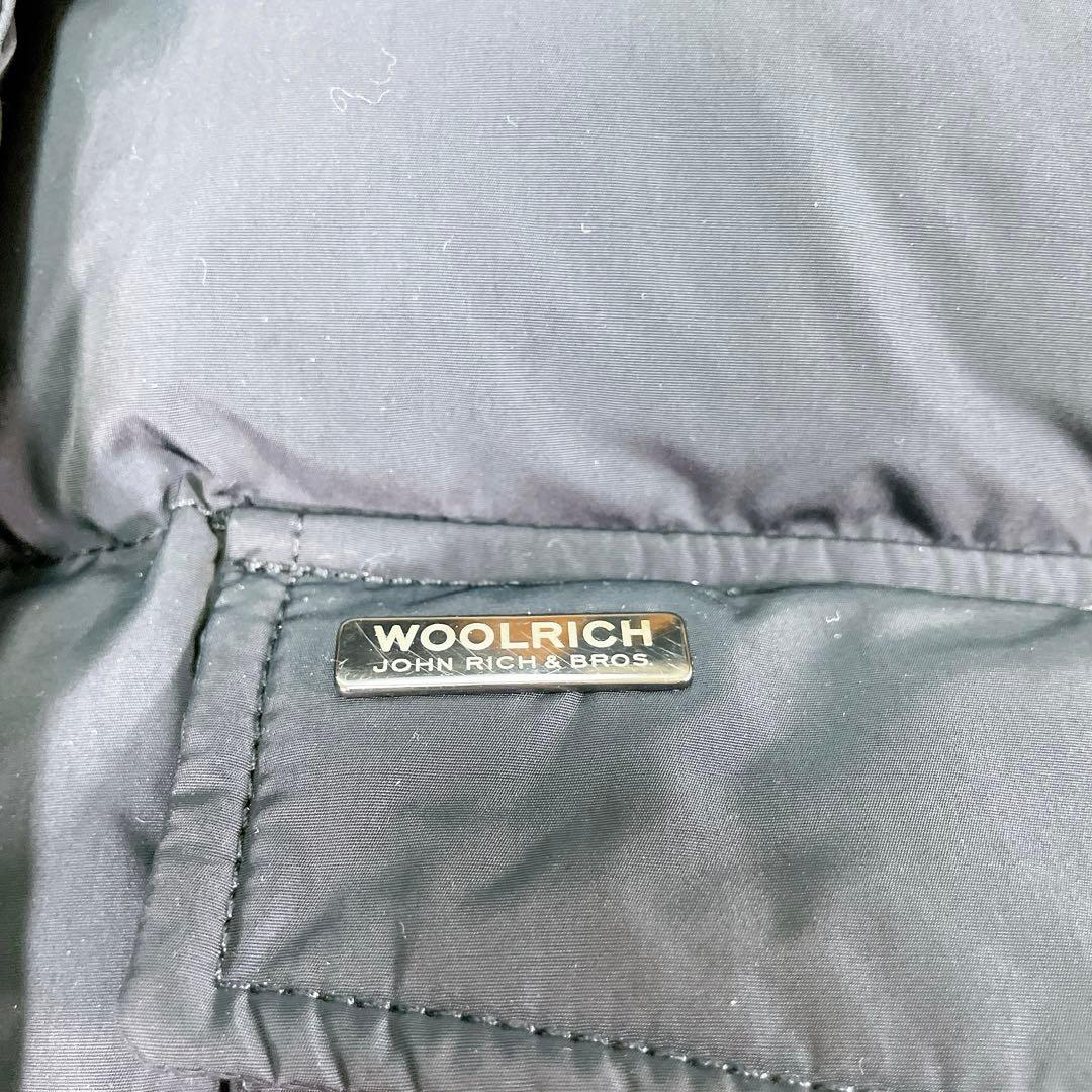 【美品】ウールリッチ　タヌキファー　ネイビー　3way ダウンベスト　Sサイズ