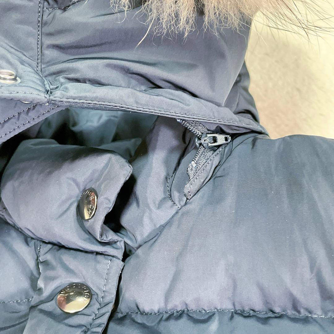 【美品】ウールリッチ　タヌキファー　ネイビー　3way ダウンベスト　Sサイズ