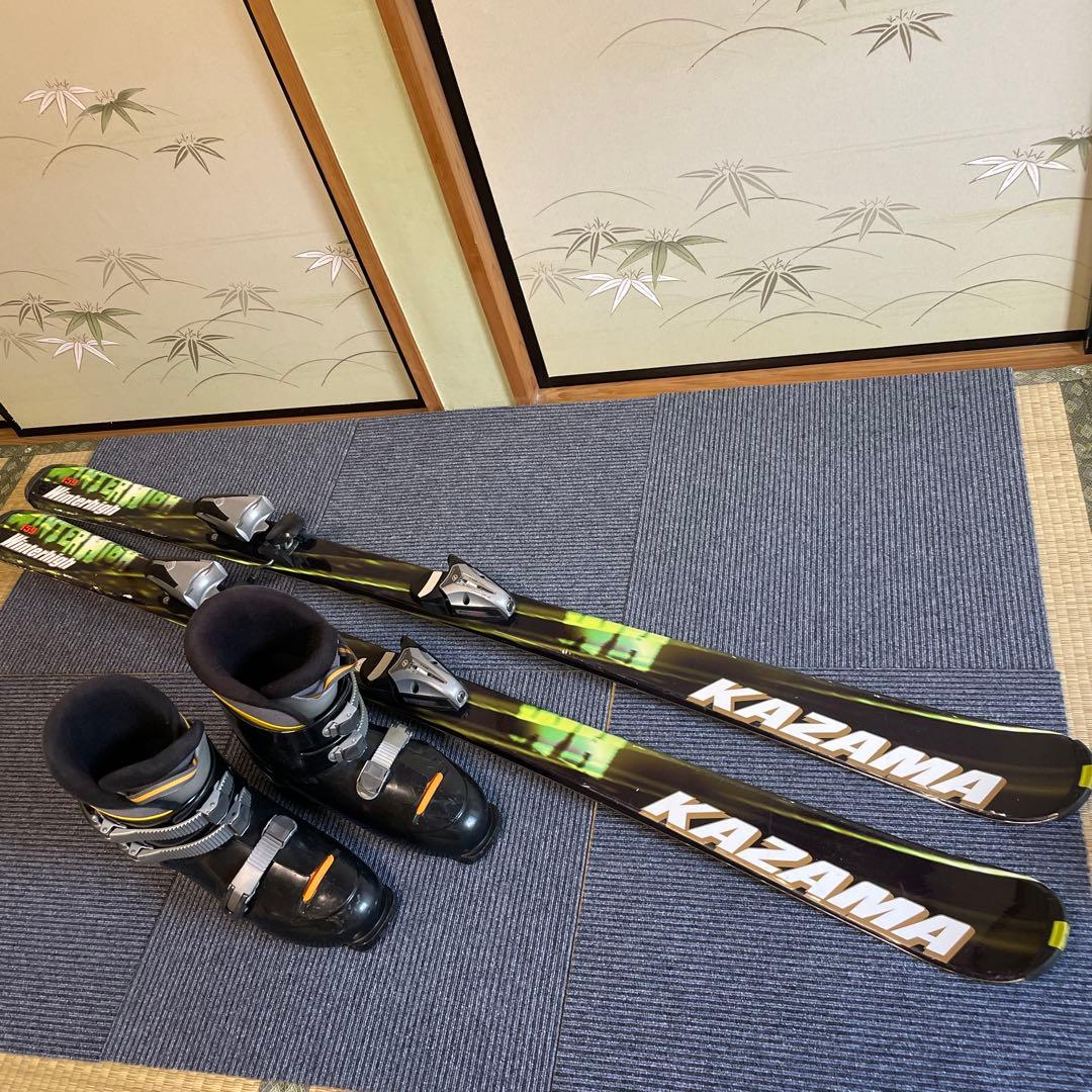 スキー板160 スキーブーツ28-28.5 スキーセット