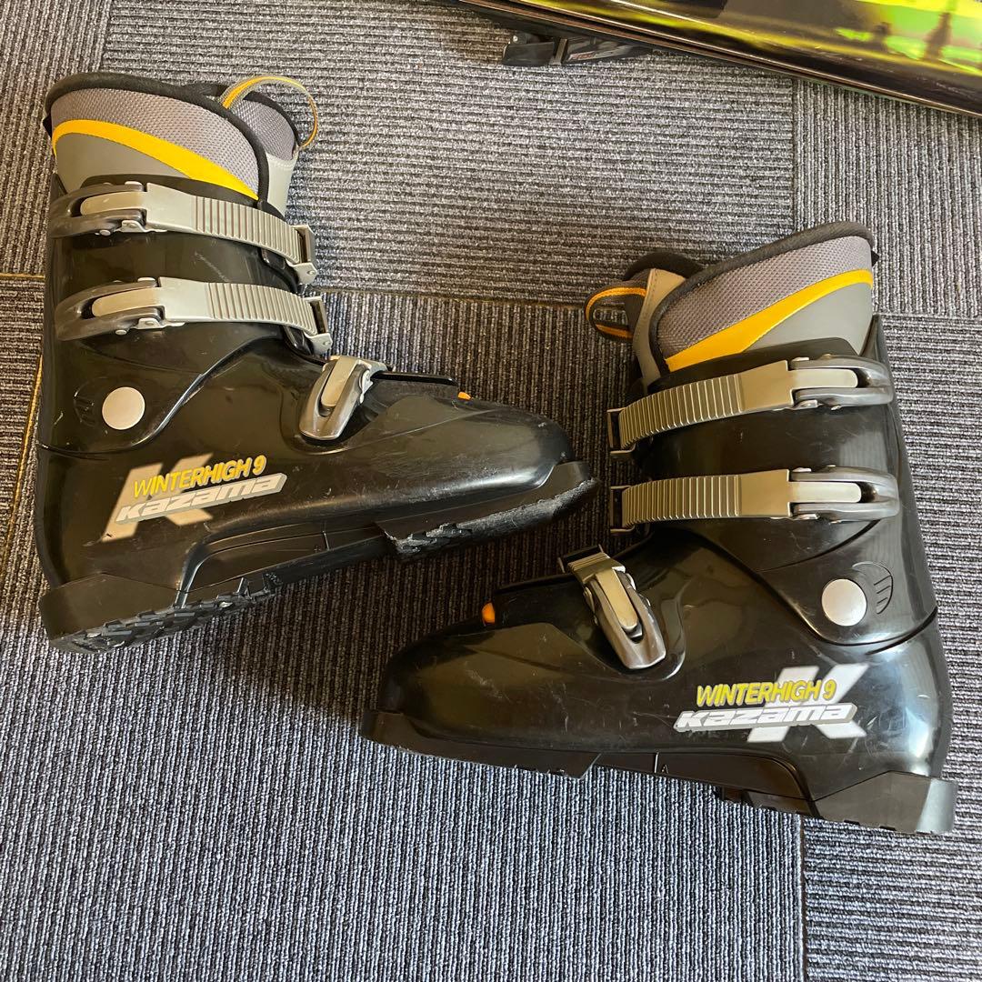 スキー板160 スキーブーツ28-28.5 スキーセット