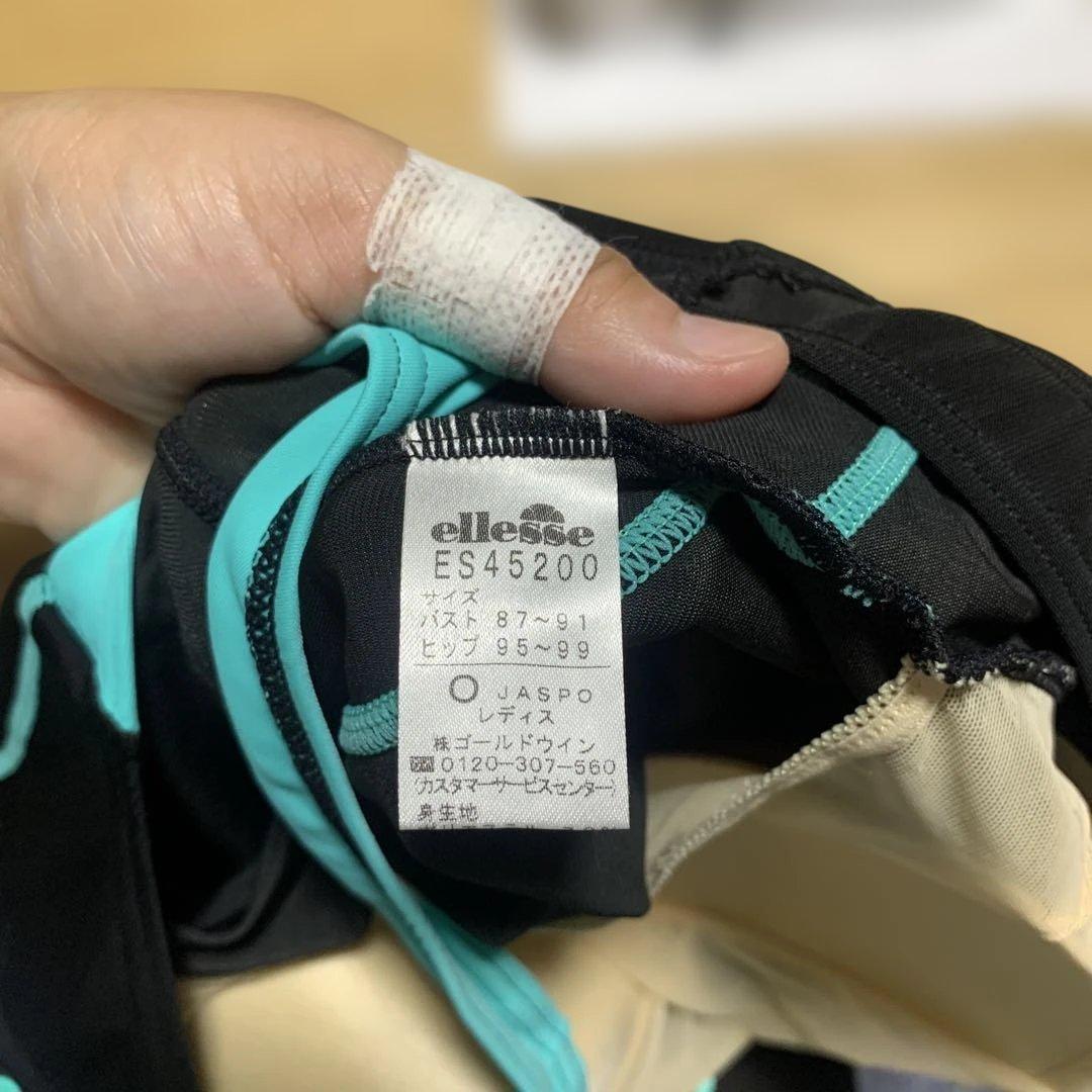 ellesse スポーツ用水着 ブラック/ブルー サイズは説明を見てください