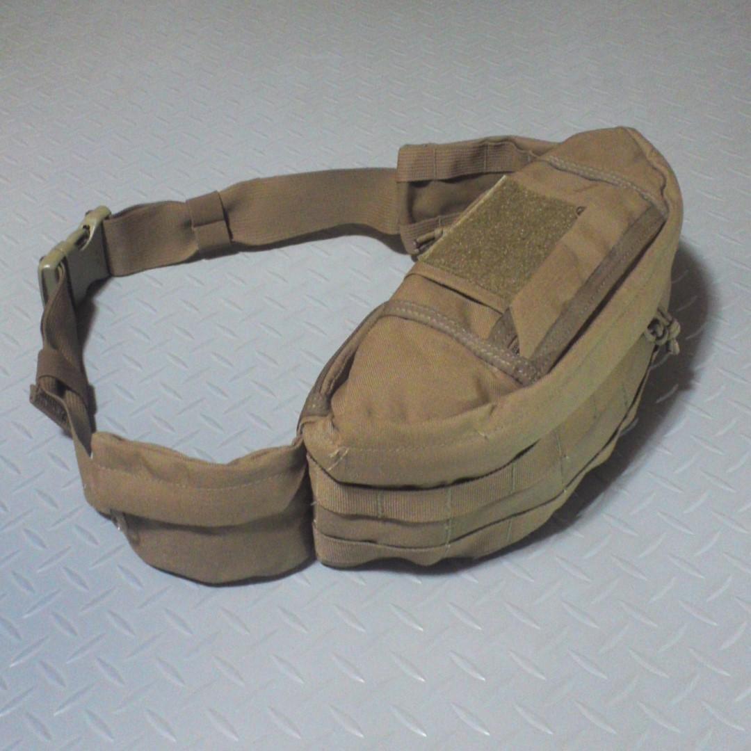 米軍実物 AWS タクティカル & ユニバーサル ファニーパック コヨーテ