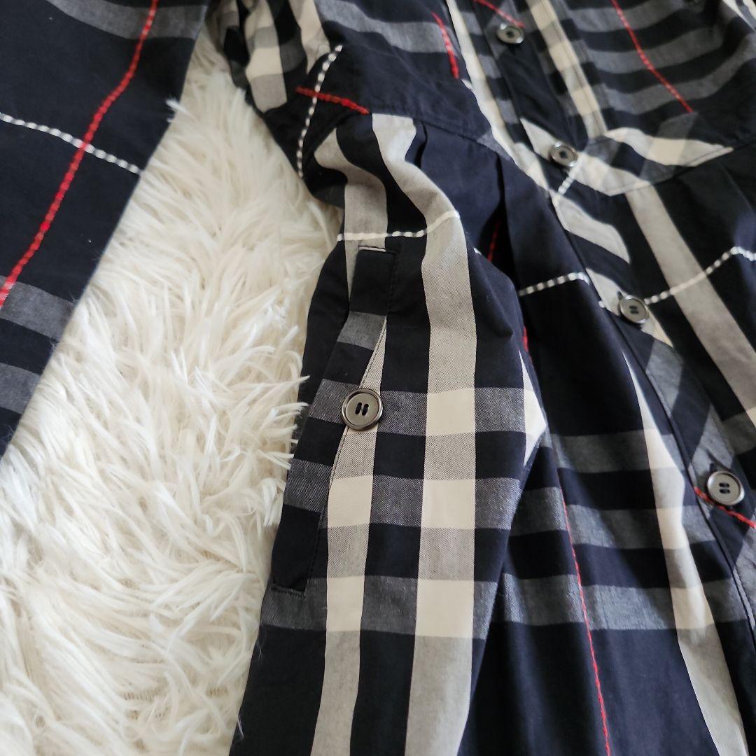 【美品】BURBERRY LONDON チェック柄 長袖ワンピース