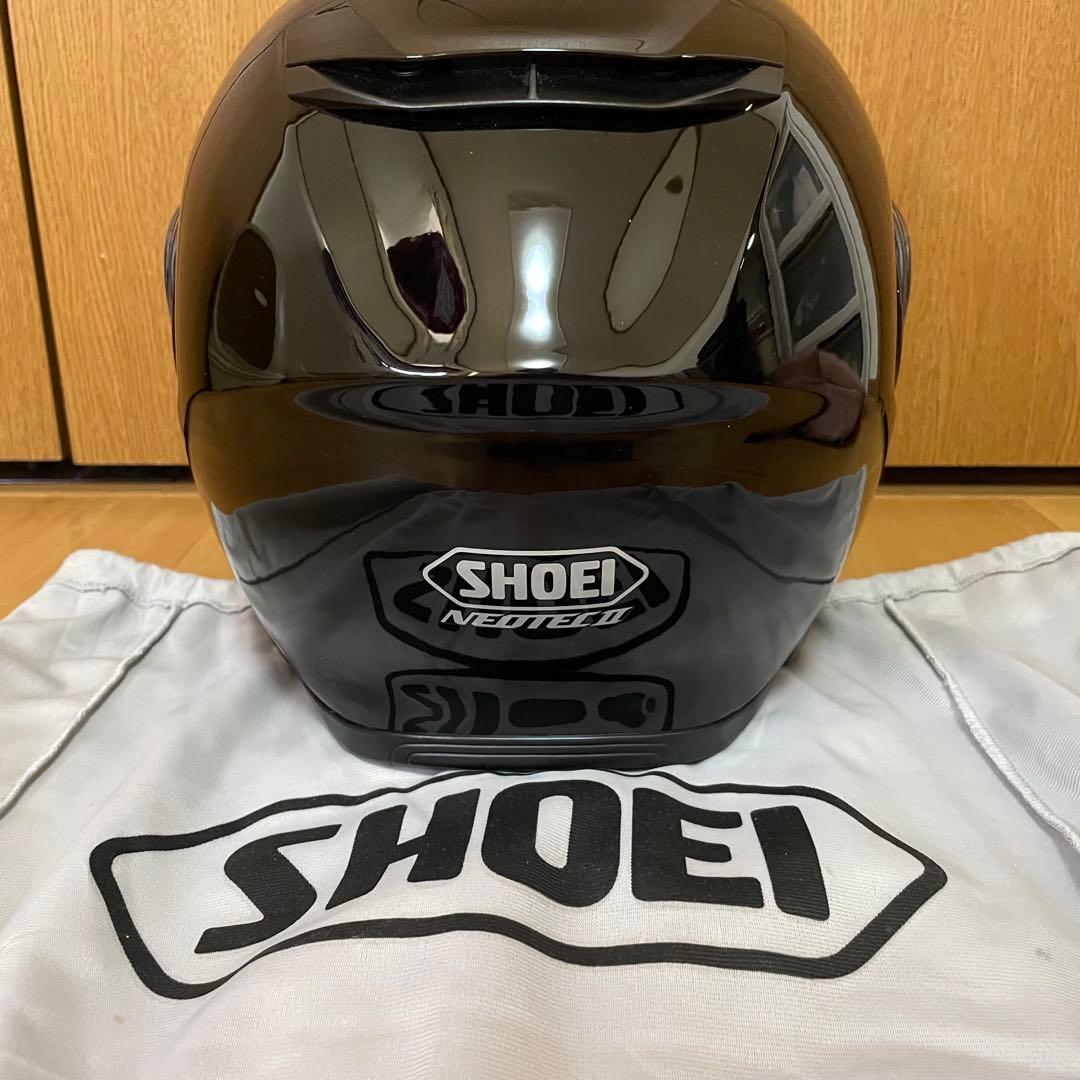 美品★ SHOEI NEOTEC Ⅱ 黒　Mサイズ　フルフェイス　ヘルメット